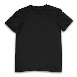Plain Unisex T-Shirt Black no design