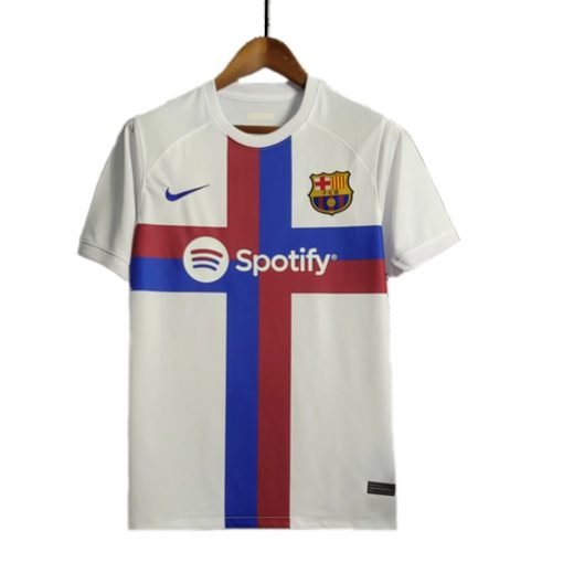 Barcelona fc Third jersey adidas 2022-2023 sky grey color spotify