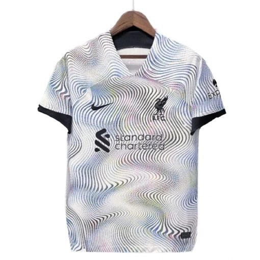 Liverpool FC new away kit 2022-23 nike lfc white/black