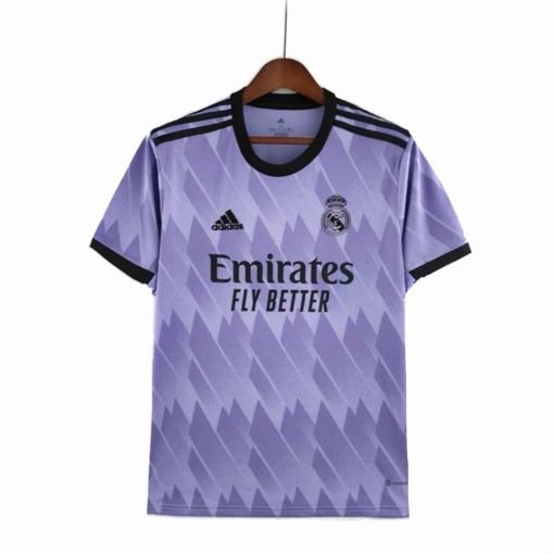 Real Madrid fc away jersey adidas 2022-23 purple color