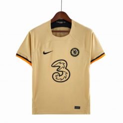 Chelsea third jersey 2022 gold color nike