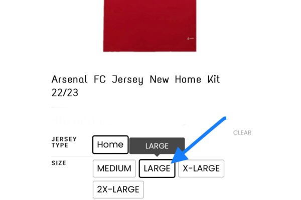 Arsenal home jersey plugpandas illustration image select size